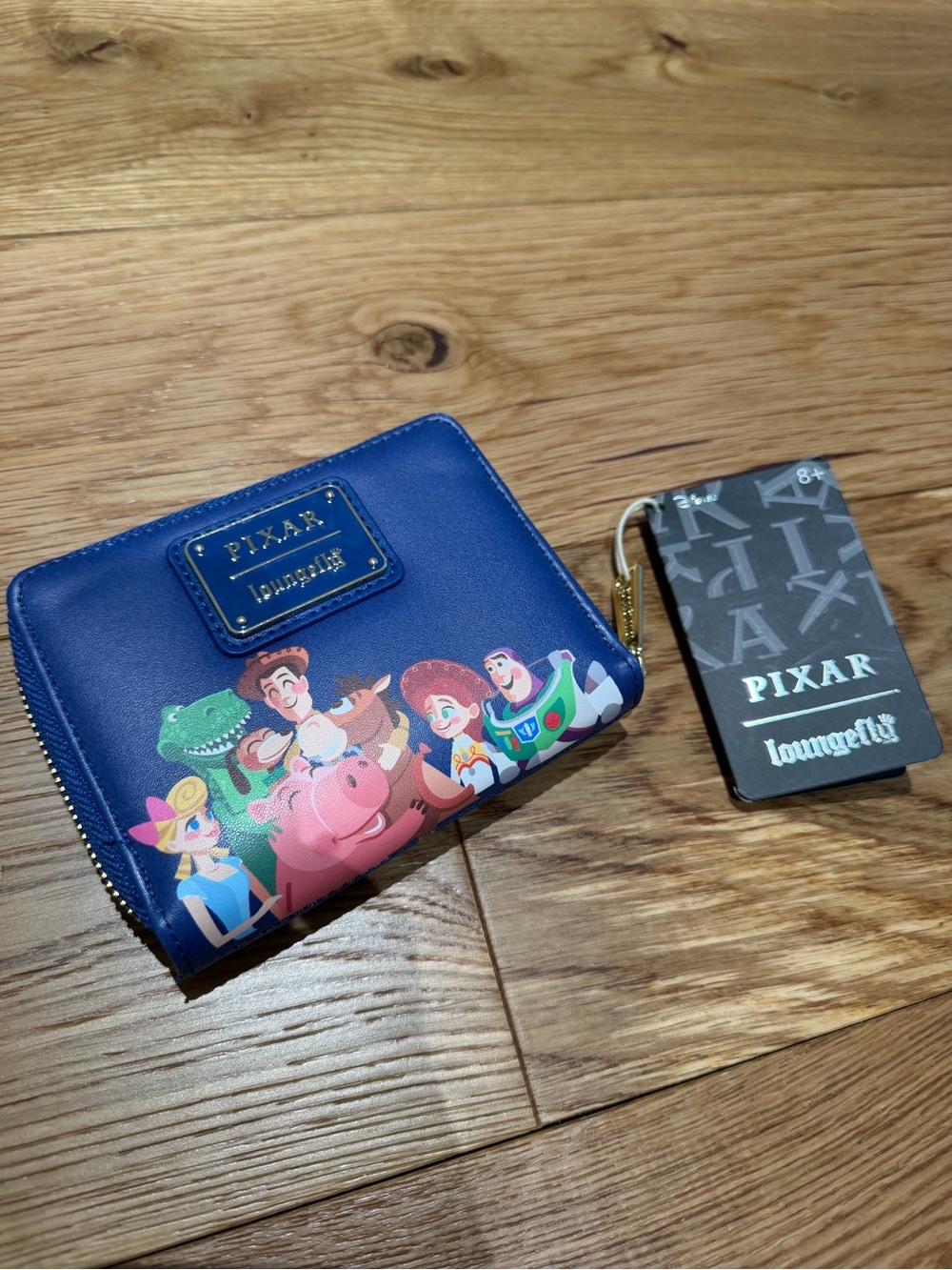 Loungefly Disney Toy Story Woody Bo Peep Buzz Rex Ham Zip Around Wallet